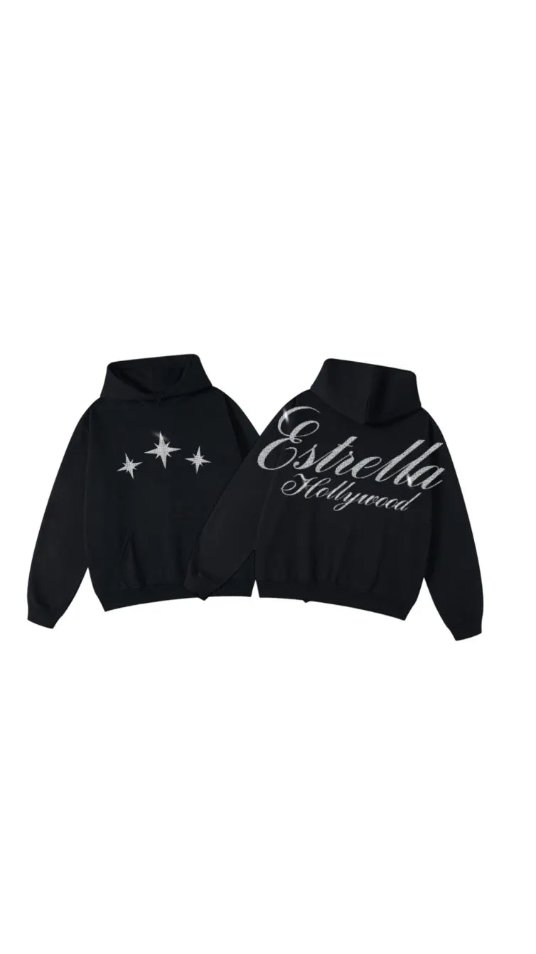 Estrella Hollywood Black Hoodie