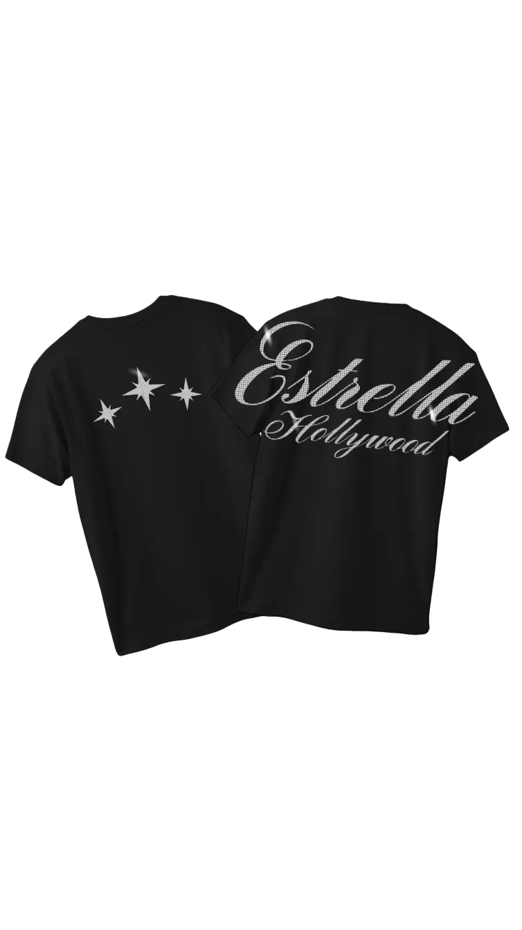 Estrella Hollywood Black t-shirt