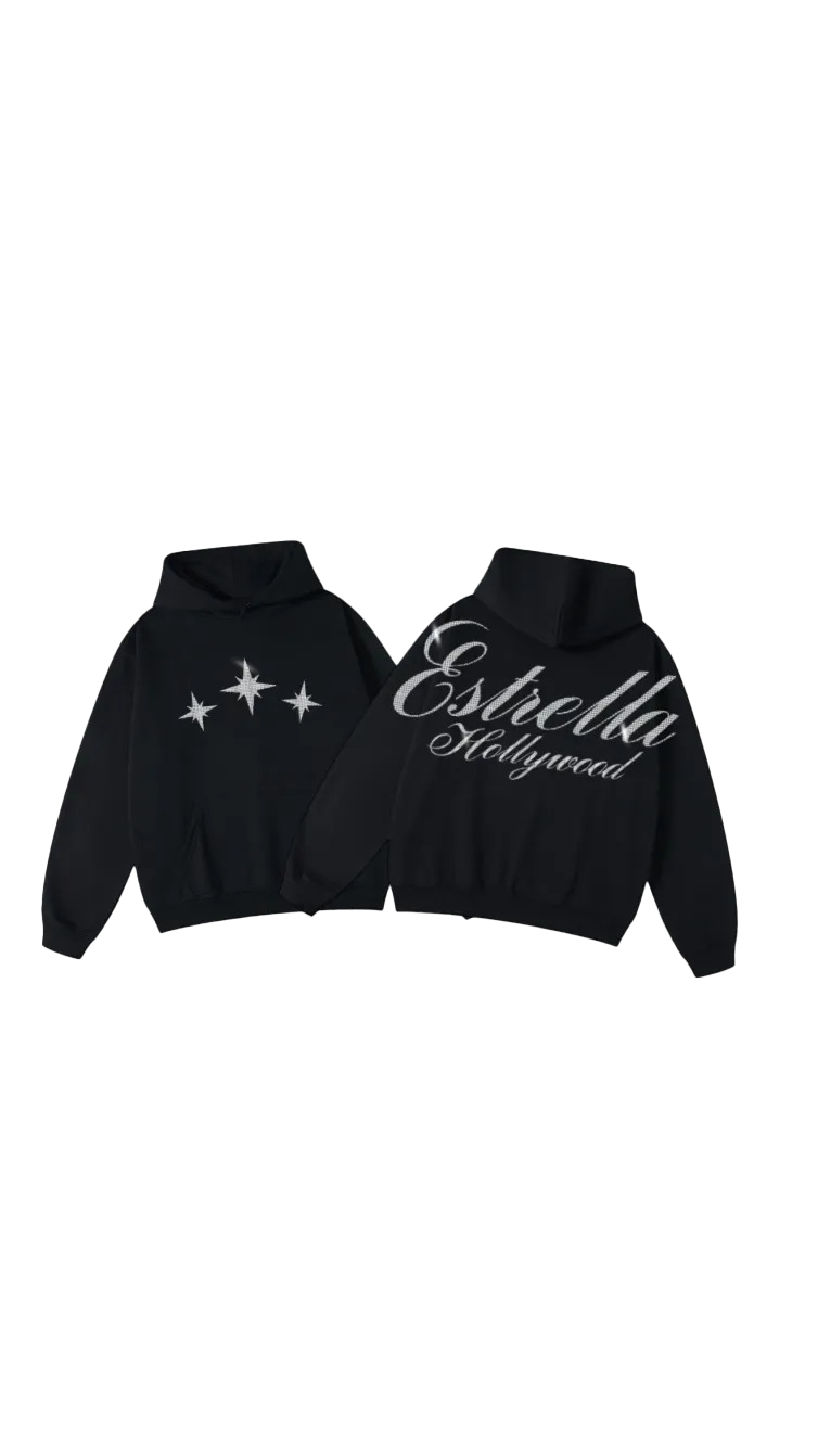 Estrella Hollywood Black Hoodie